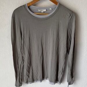 Vince Double Layer Long Sleeve